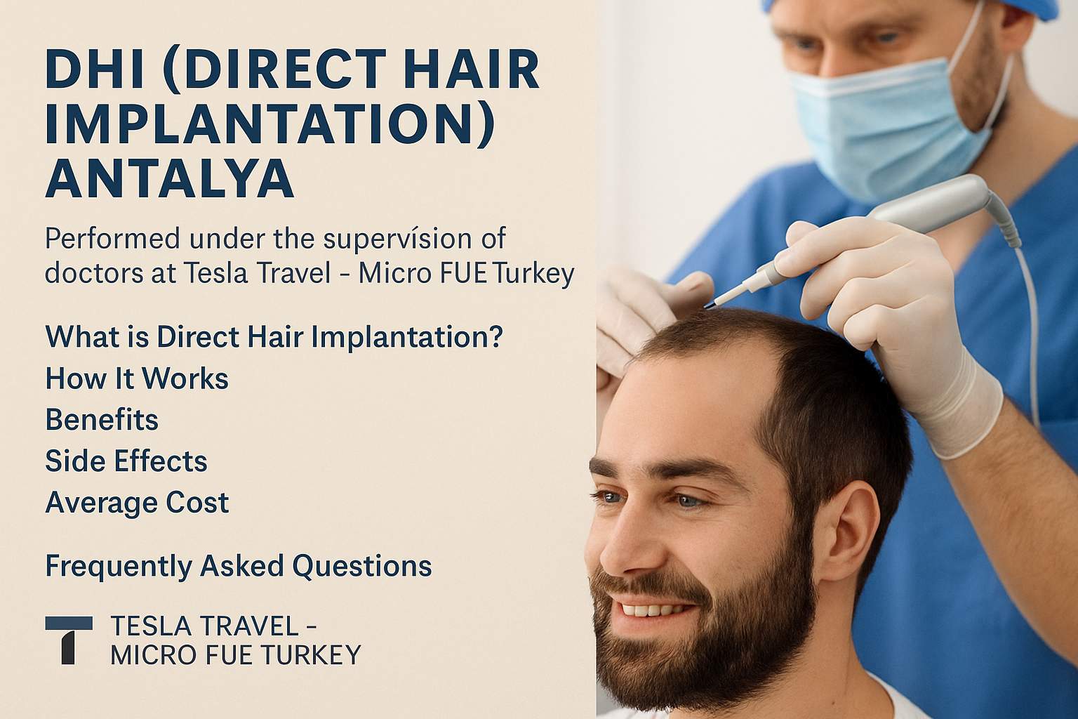 DHI (Direct Hair Implantation) in Antalya